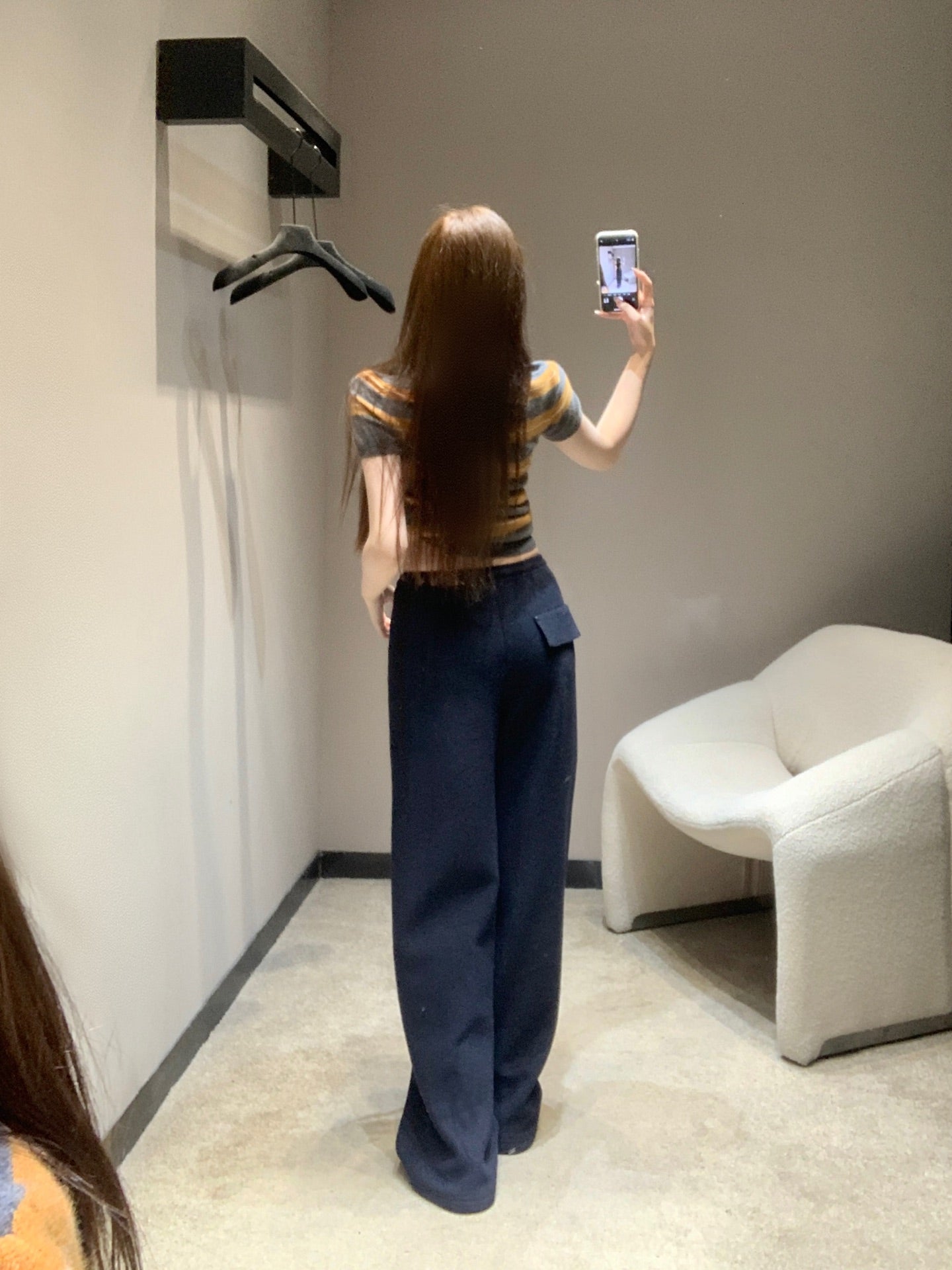 MIUMIU WIDE-LEG PANTS STYLE 656