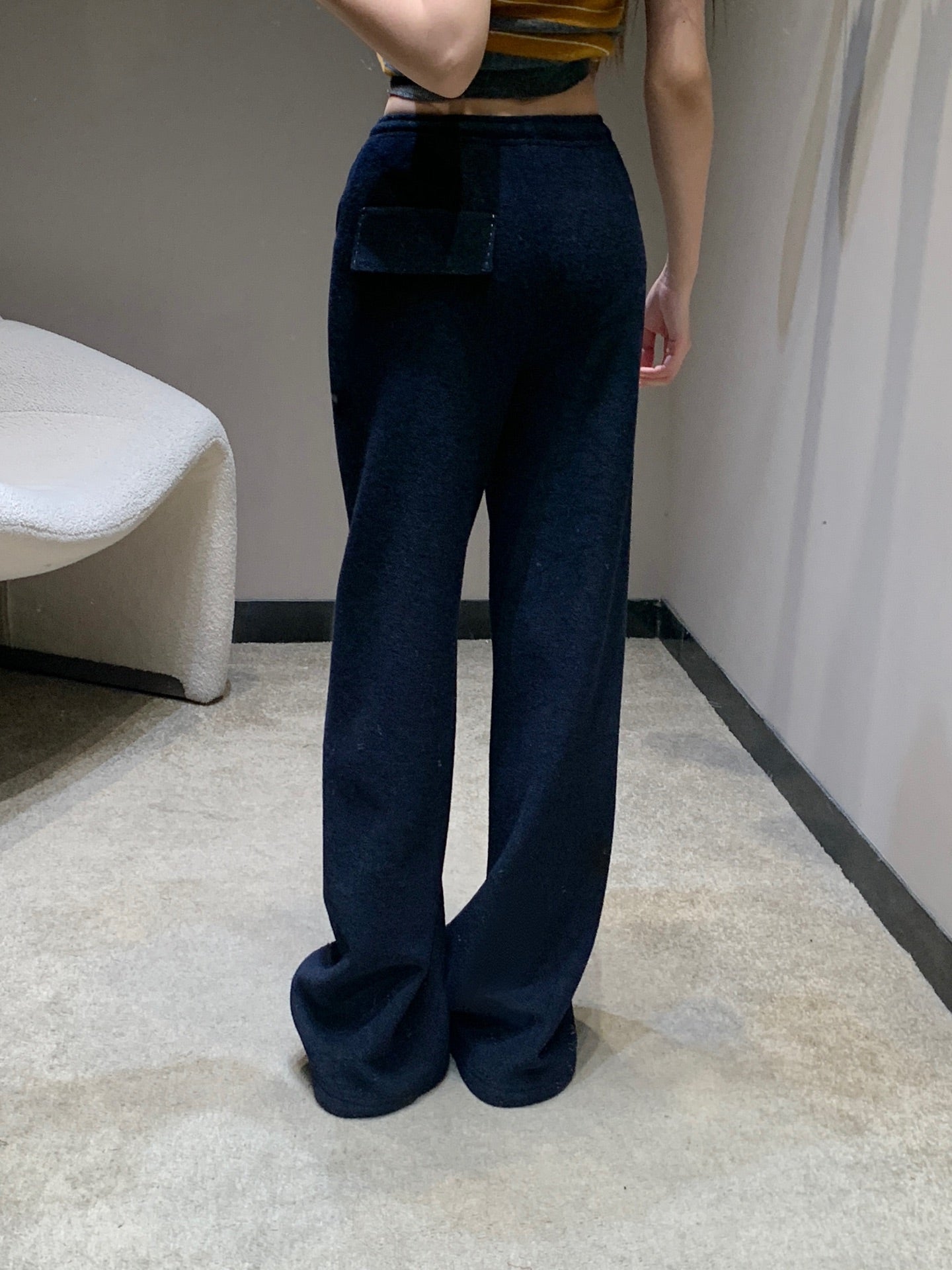 MIUMIU WIDE-LEG PANTS STYLE 656