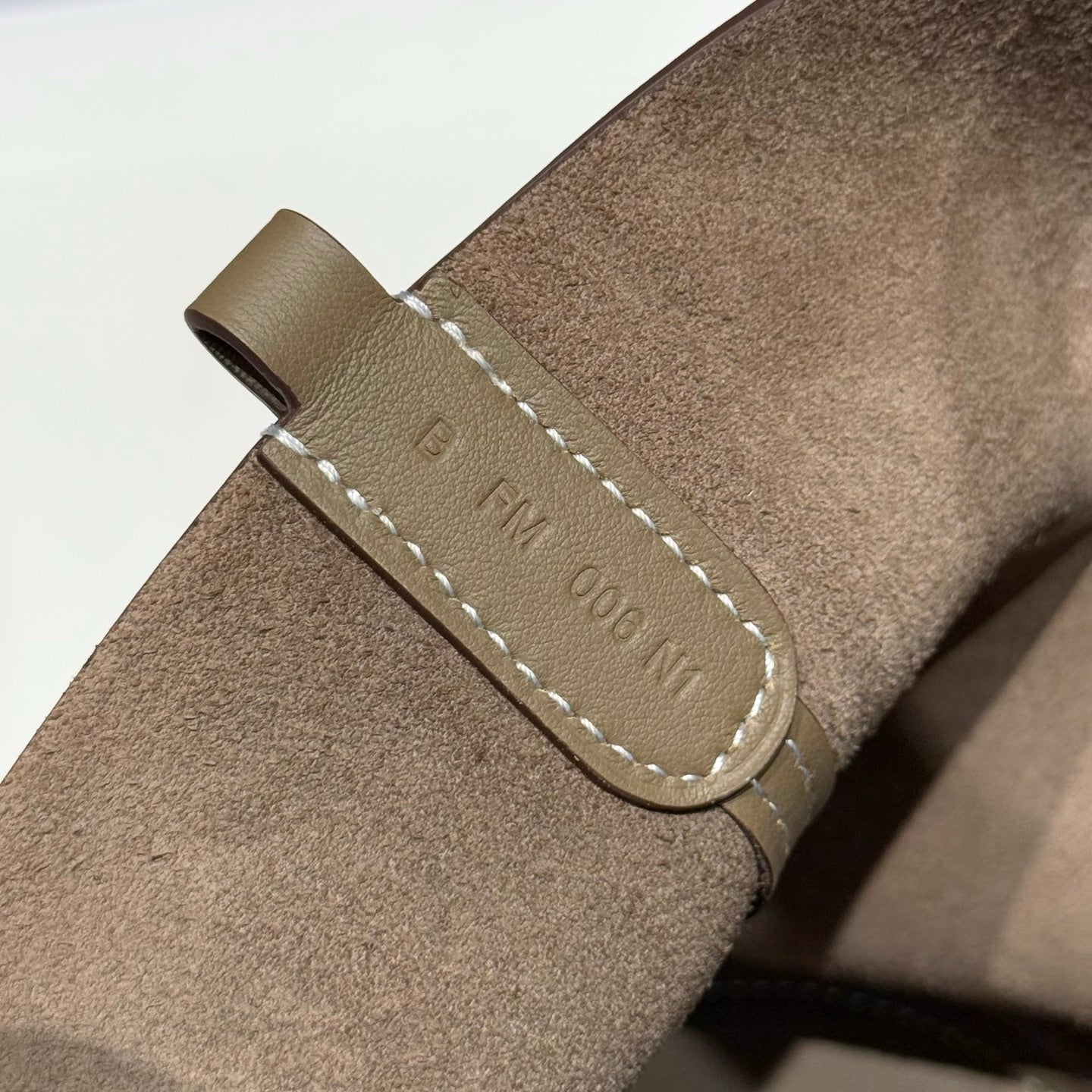 IN THE LOOP 18 IN ETOUPE TOGO CALFSKIN GOLD HARDWARE