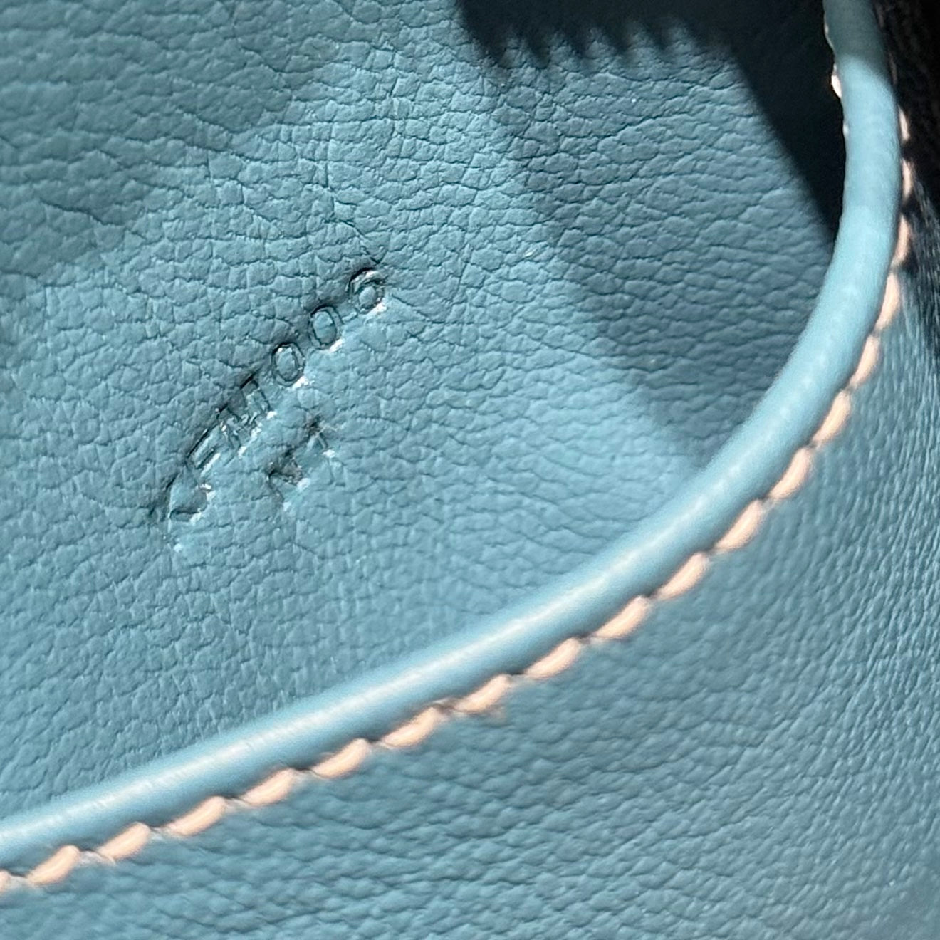 HERMES 25S MINI LINDY 19 IN SLATE BLUE CALFSKIN SILVER HARDWARE