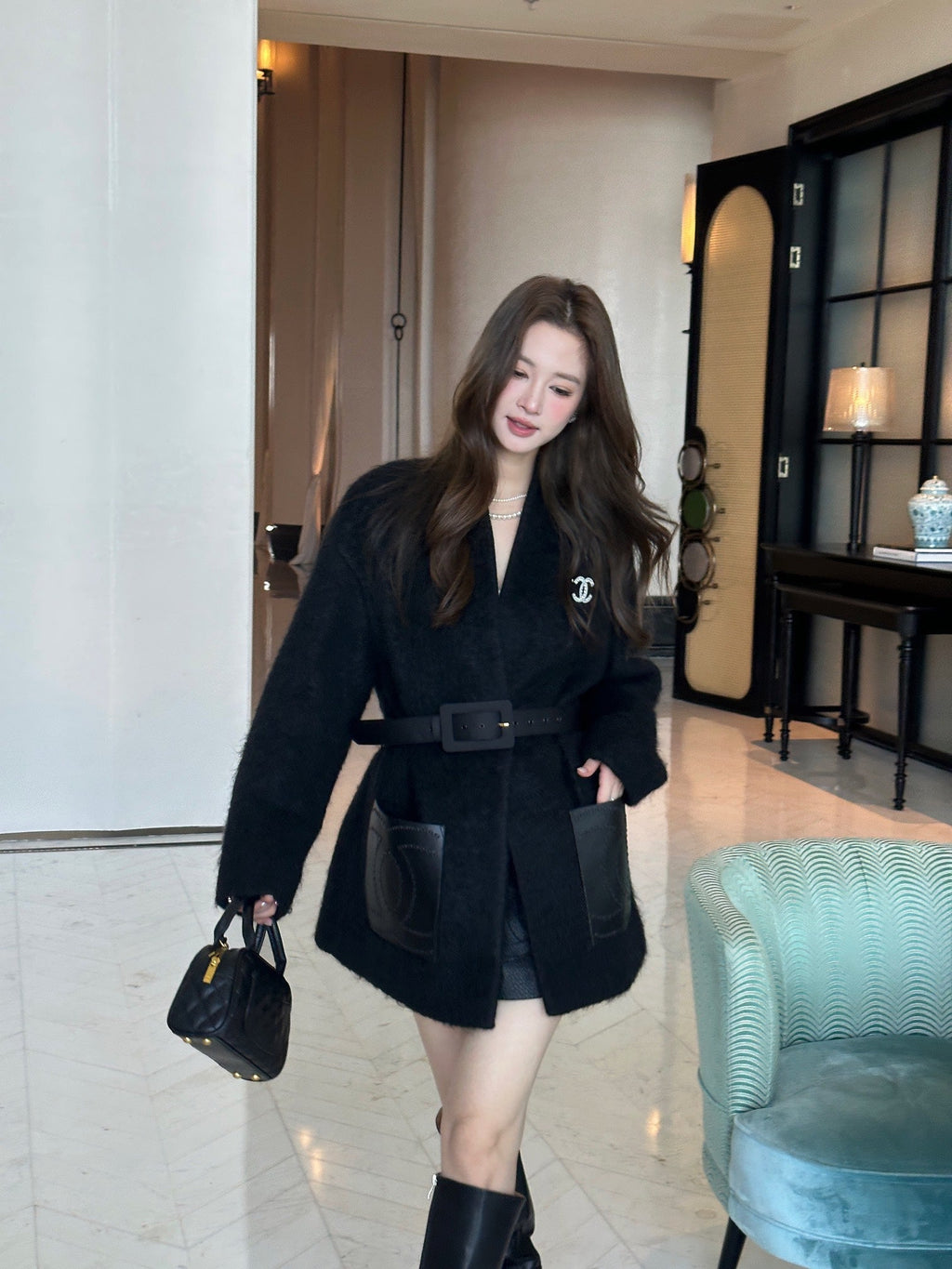 CHANEL 25S KNIT SWEATER COAT 622