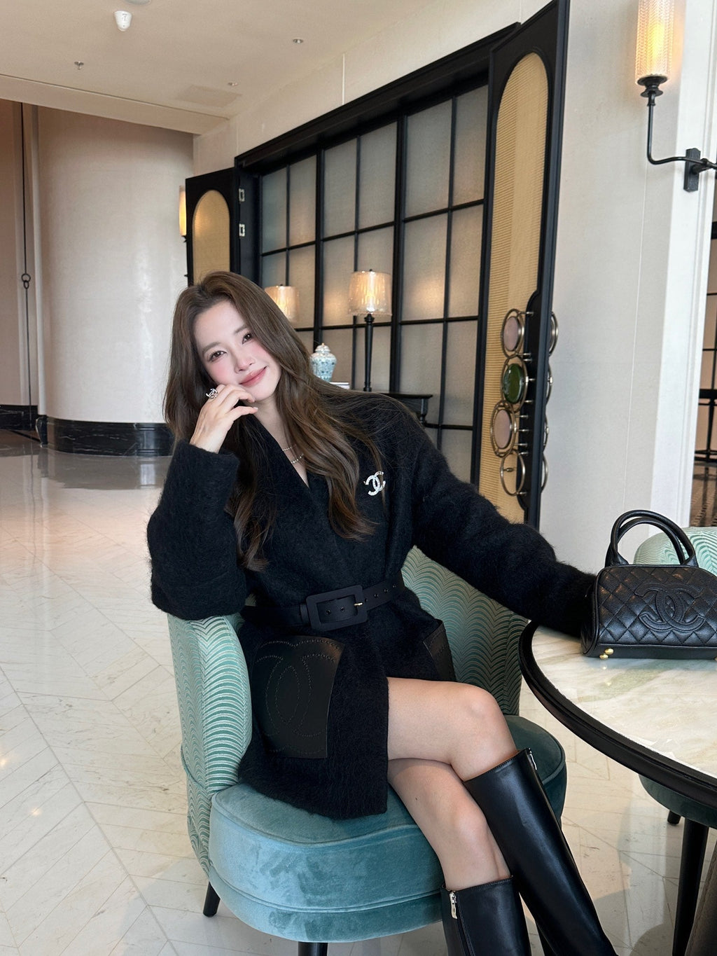 CHANEL 25S KNIT SWEATER COAT 622