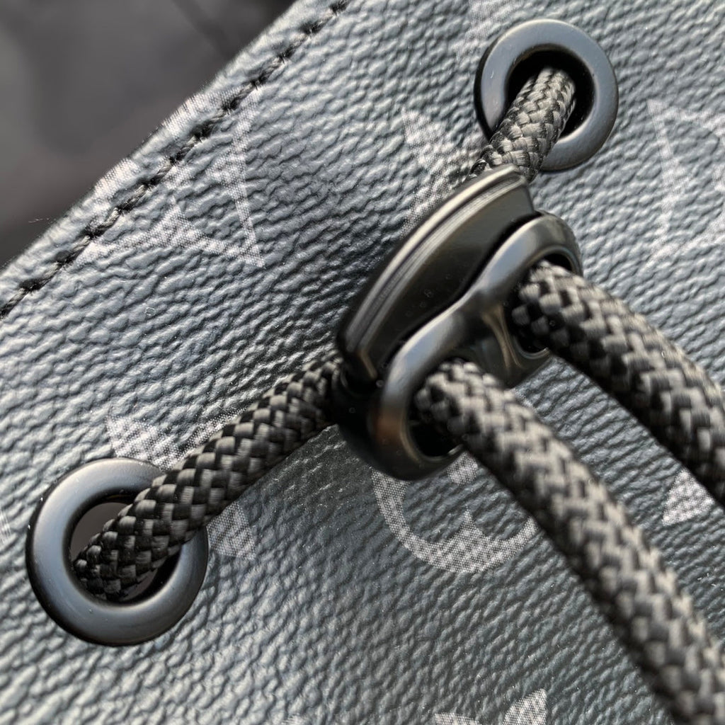 GETAWAY BACKPACK 50 IN BLACK MONOGRAM ECLIPSE CANVAS AND CALFSKIN