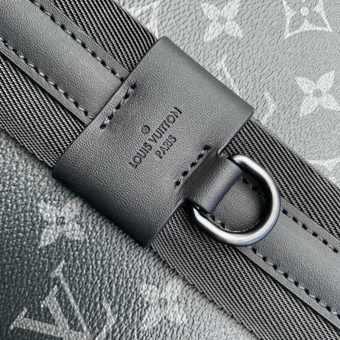 GETAWAY BACKPACK 50 IN BLACK MONOGRAM ECLIPSE CANVAS AND CALFSKIN