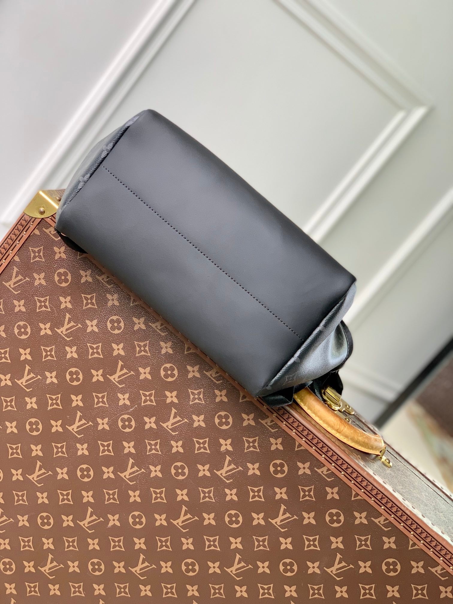 GETAWAY BACKPACK 50 IN BLACK MONOGRAM ECLIPSE CANVAS AND CALFSKIN