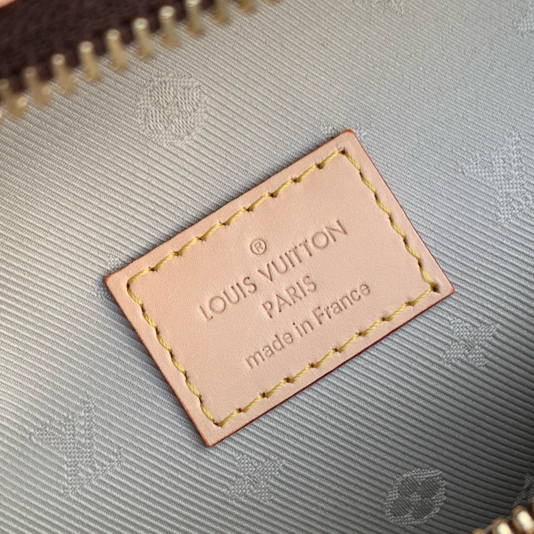 HIGH RISE FANNY PACK 38 IN BROWN MONOGRAM CANVAS