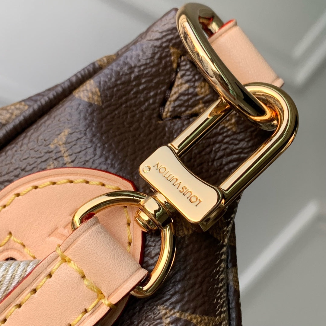 HIGH RISE FANNY PACK 38 IN BROWN MONOGRAM CANVAS