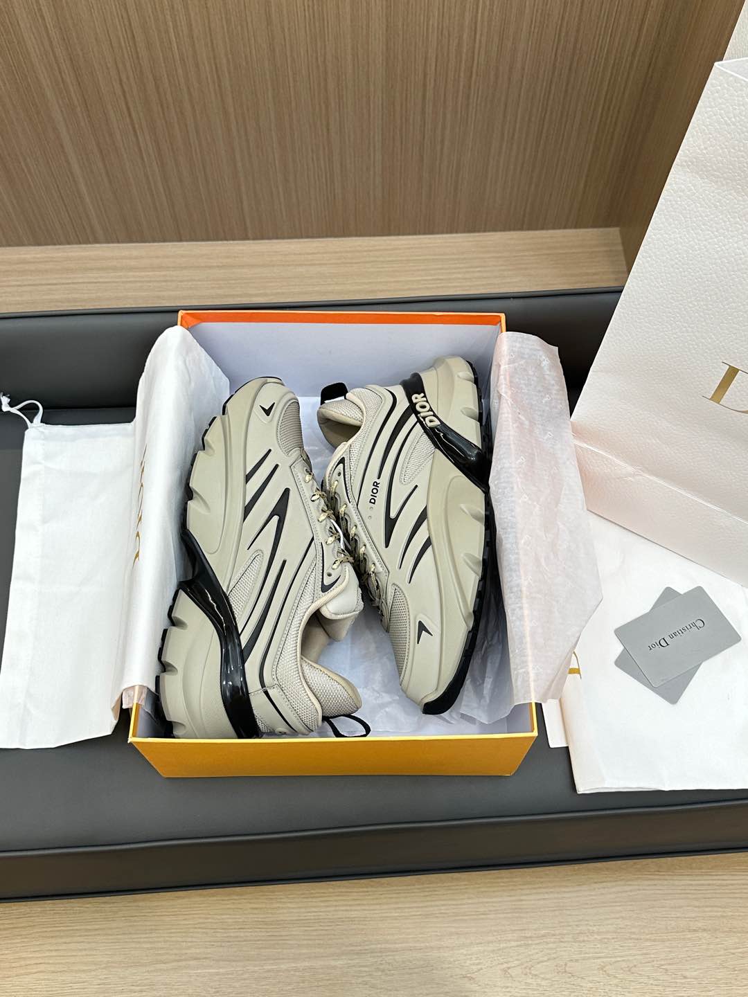 B44 BLADE SNEAKER PASTEL GRAY TECHNICAL MESH AND TECHNICAL FABRIC