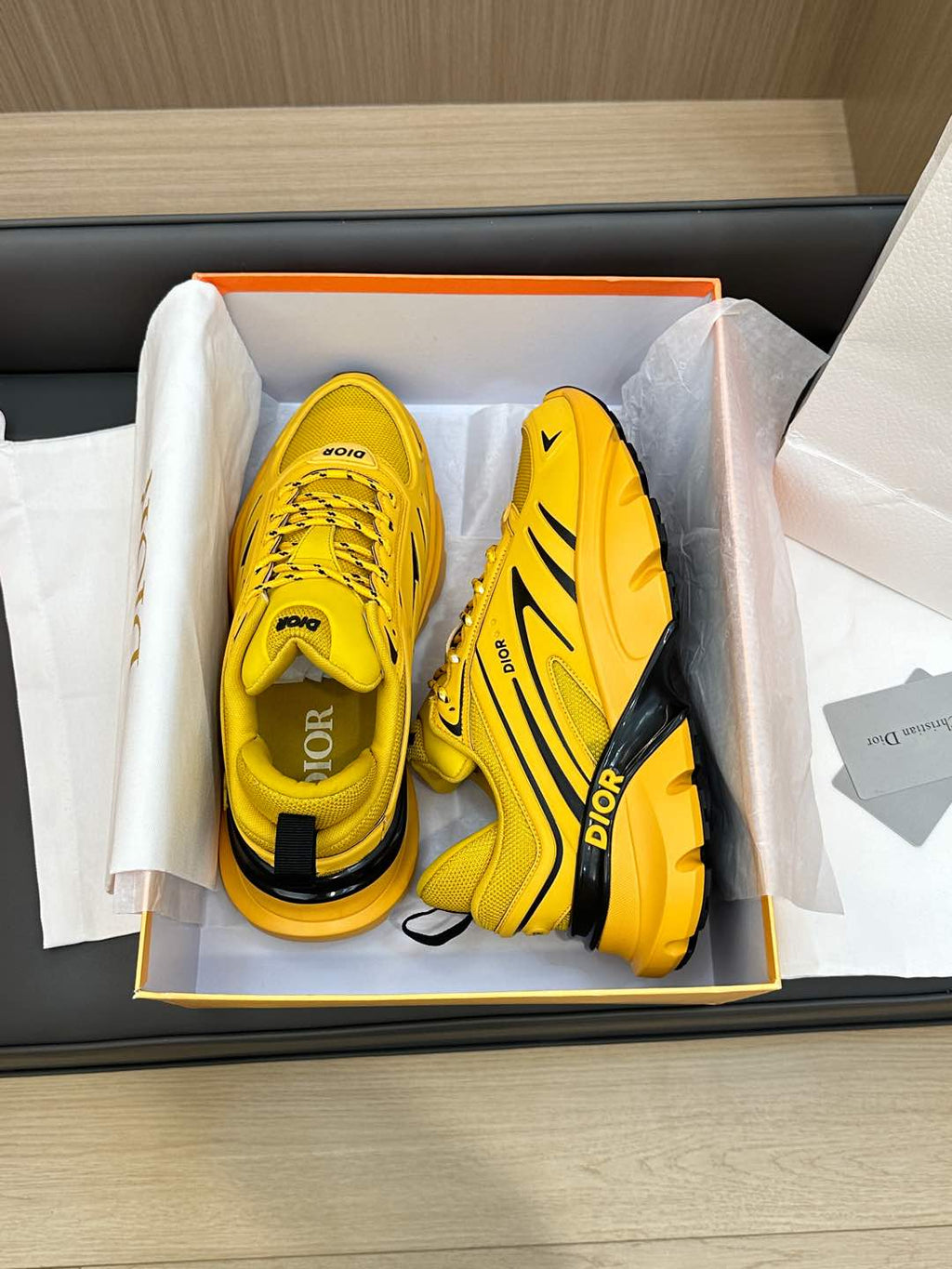 B44 BLADE SNEAKER CLASSIC YELLOW TECHNICAL MESH AND TECHNICAL FABRIC