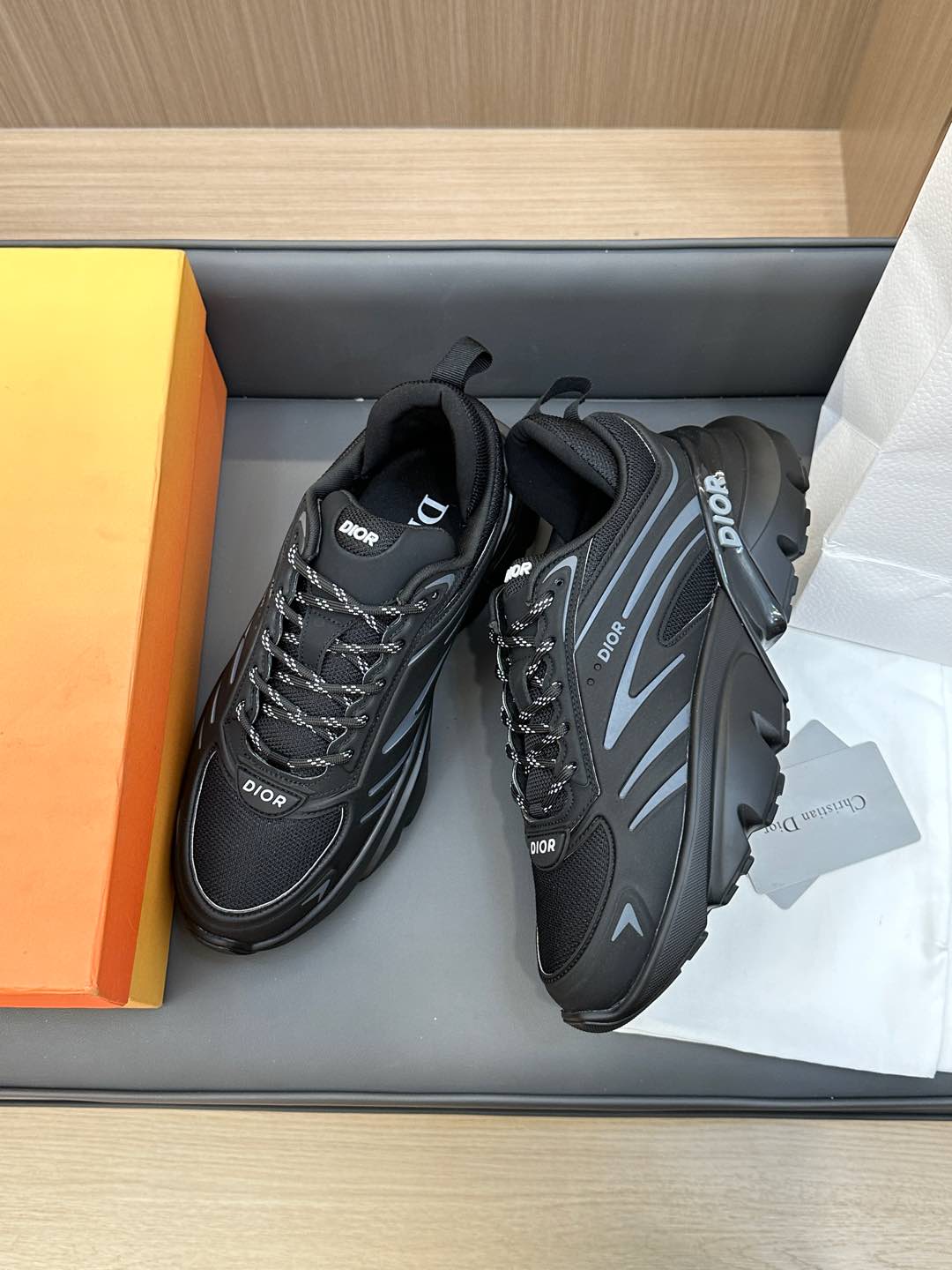 B44 BLADE SNEAKER BLACK TECHNICAL MESH AND TECHNICAL FABRIC