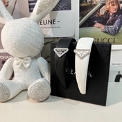 WHITE CALFSKIN HAIRBAND 154898