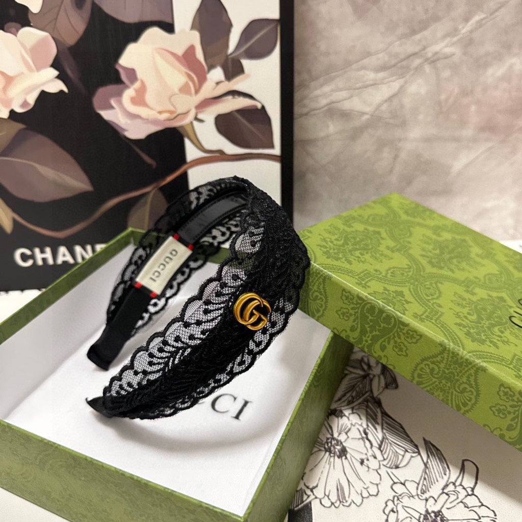 HAIRBAND IN BLACK LACE 295830