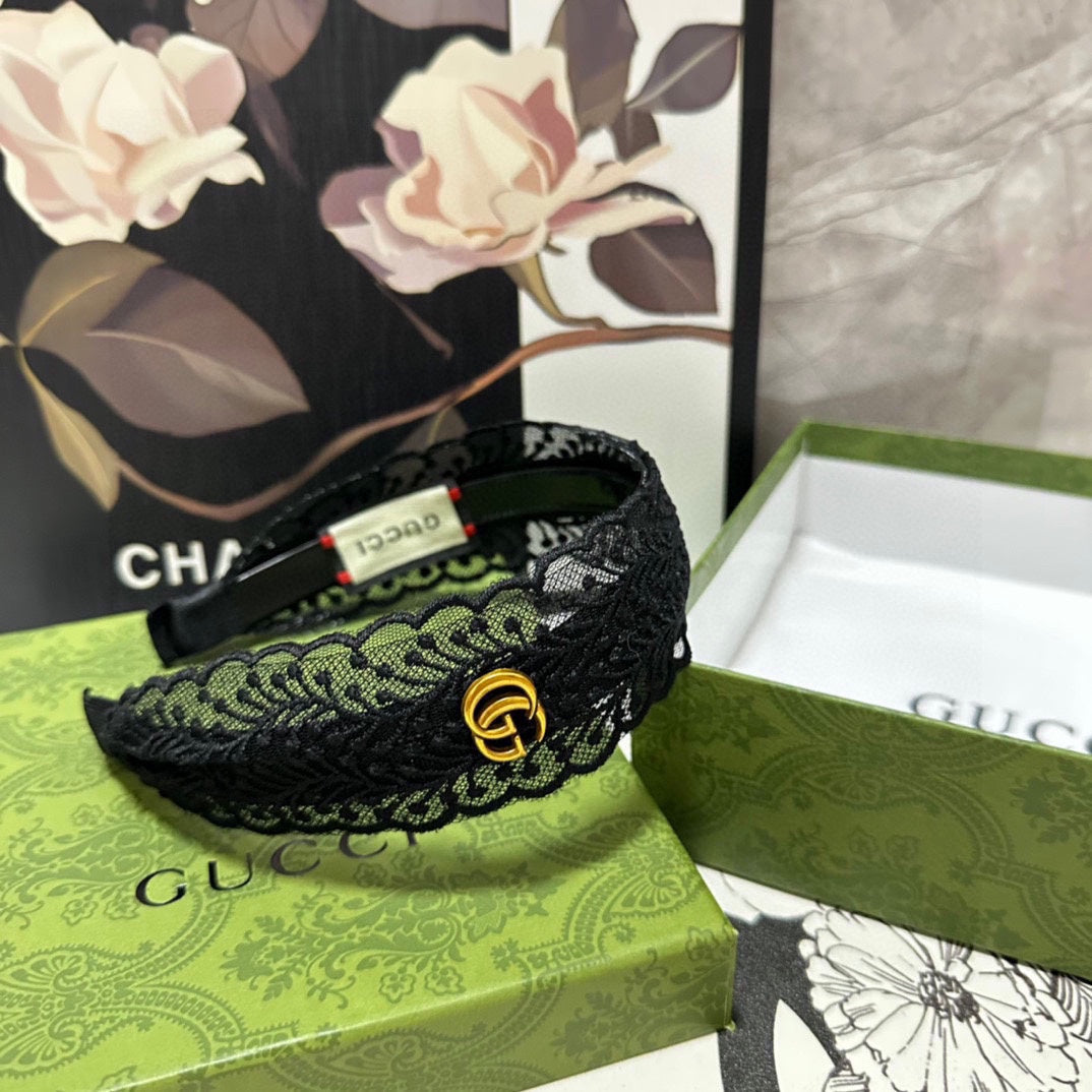 HAIRBAND IN BLACK LACE 295830