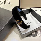 THICK HEADBAND IN BLACK VELVET 299364