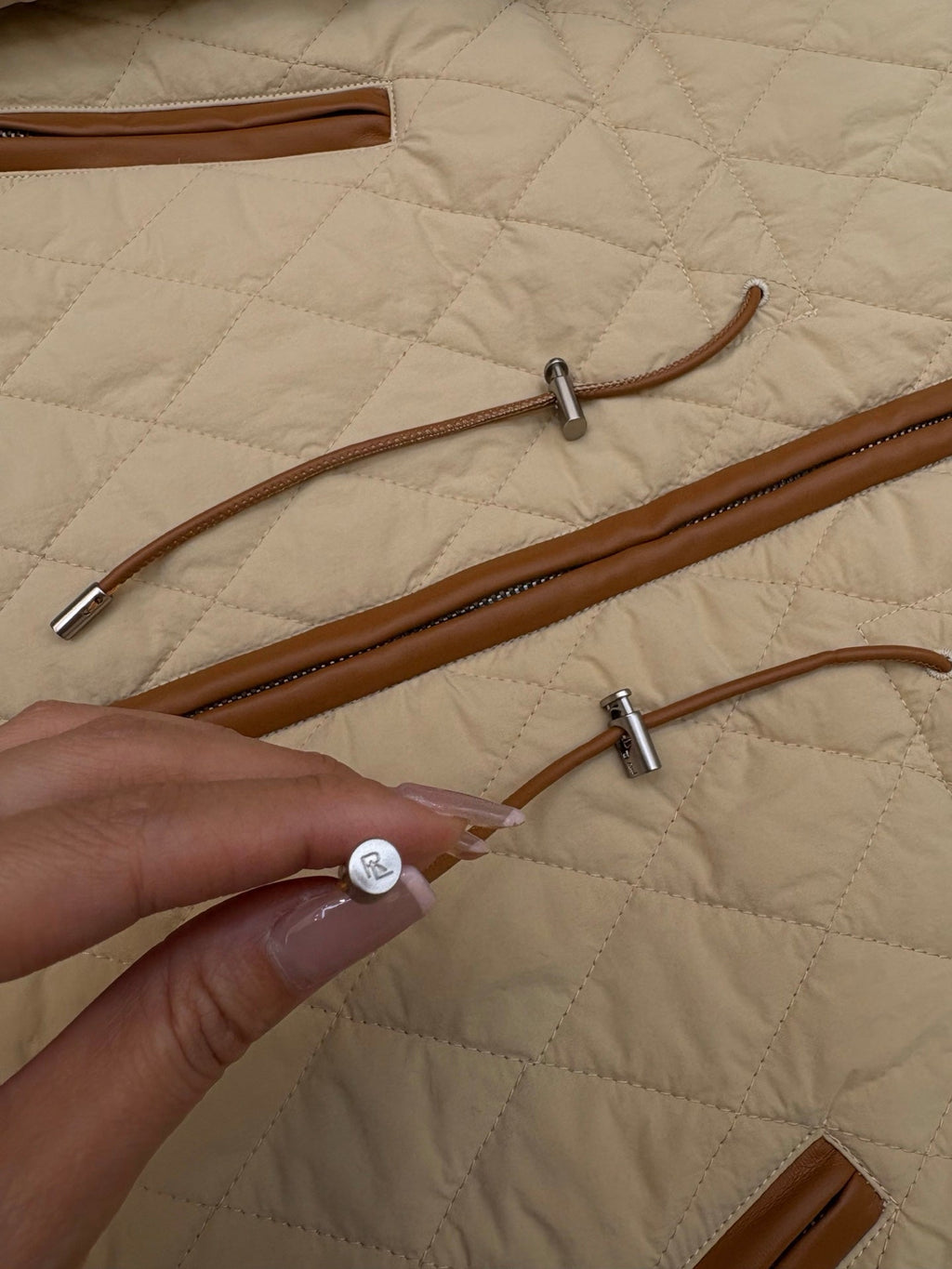 RALPH LAUREN 25S COTTON MAILLARD-COLOR JACKET 200