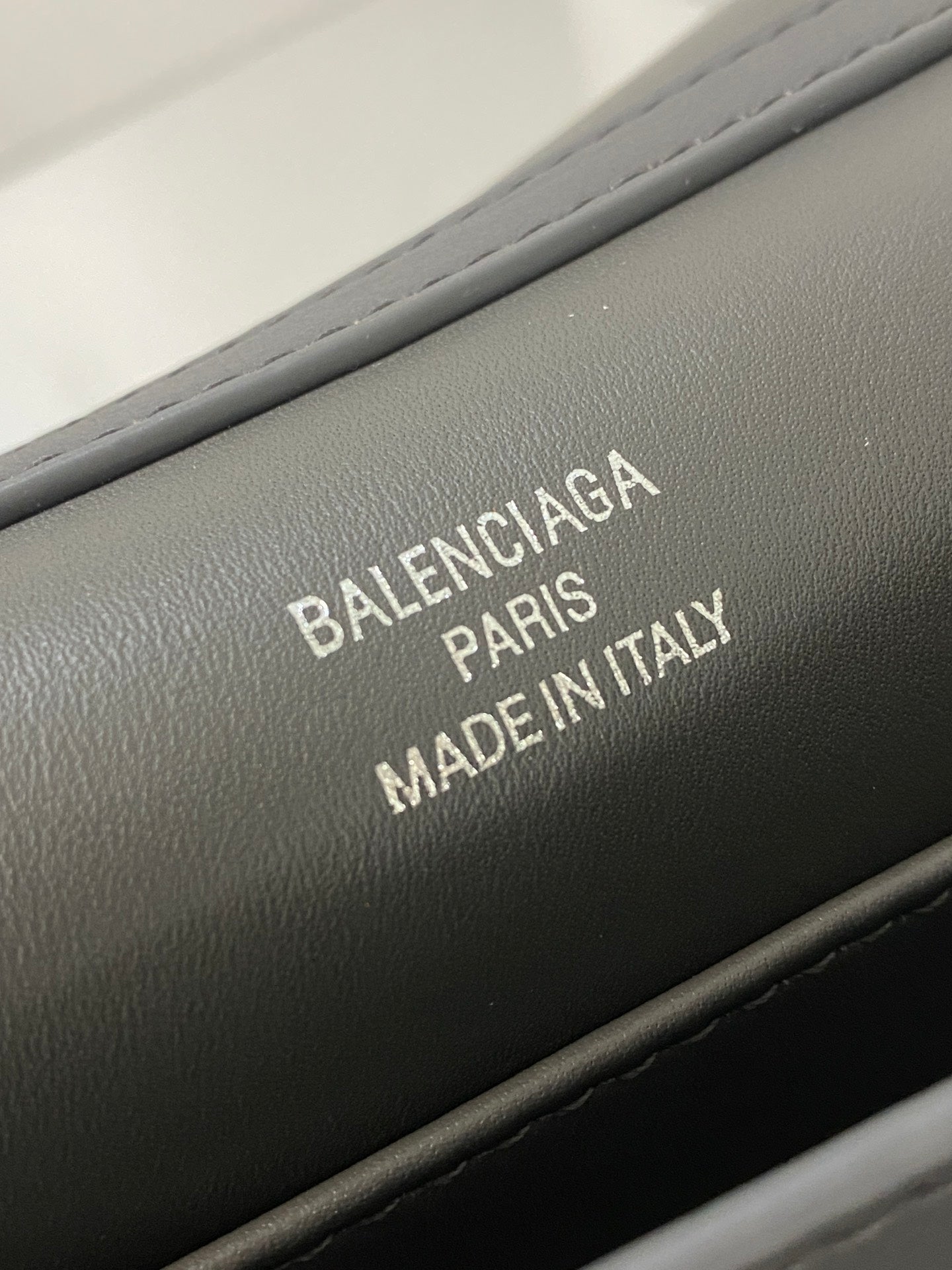 RODEO MINI BAG 22 IN GREY SMOOTH CALFSKIN SILVER HARDWARE