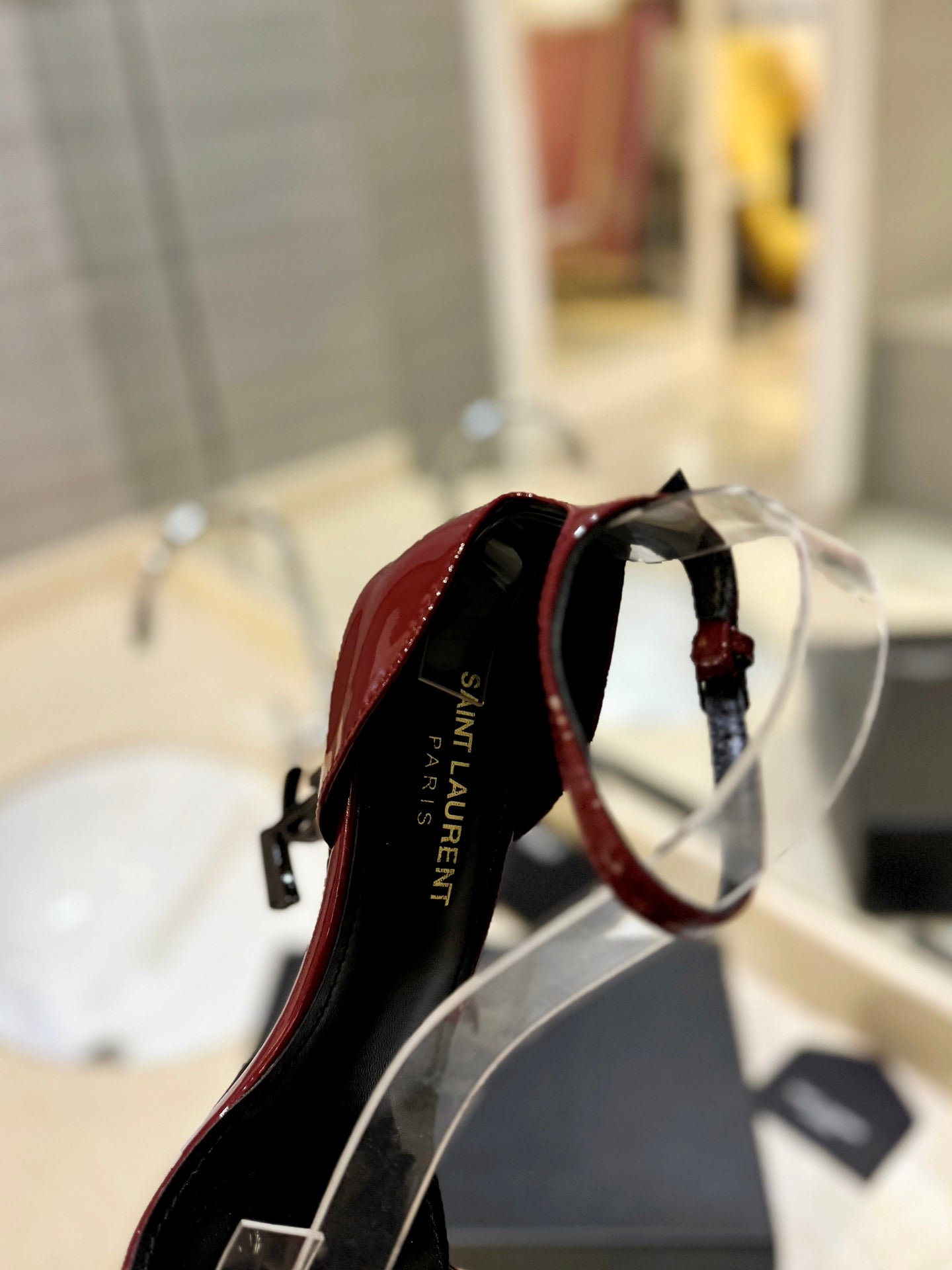 SL OPYUM SANDALS 105 JAM POLISHED CALFSKIN