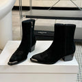 ANKLE BOOTS 45 MM IN BLACK SUEDE