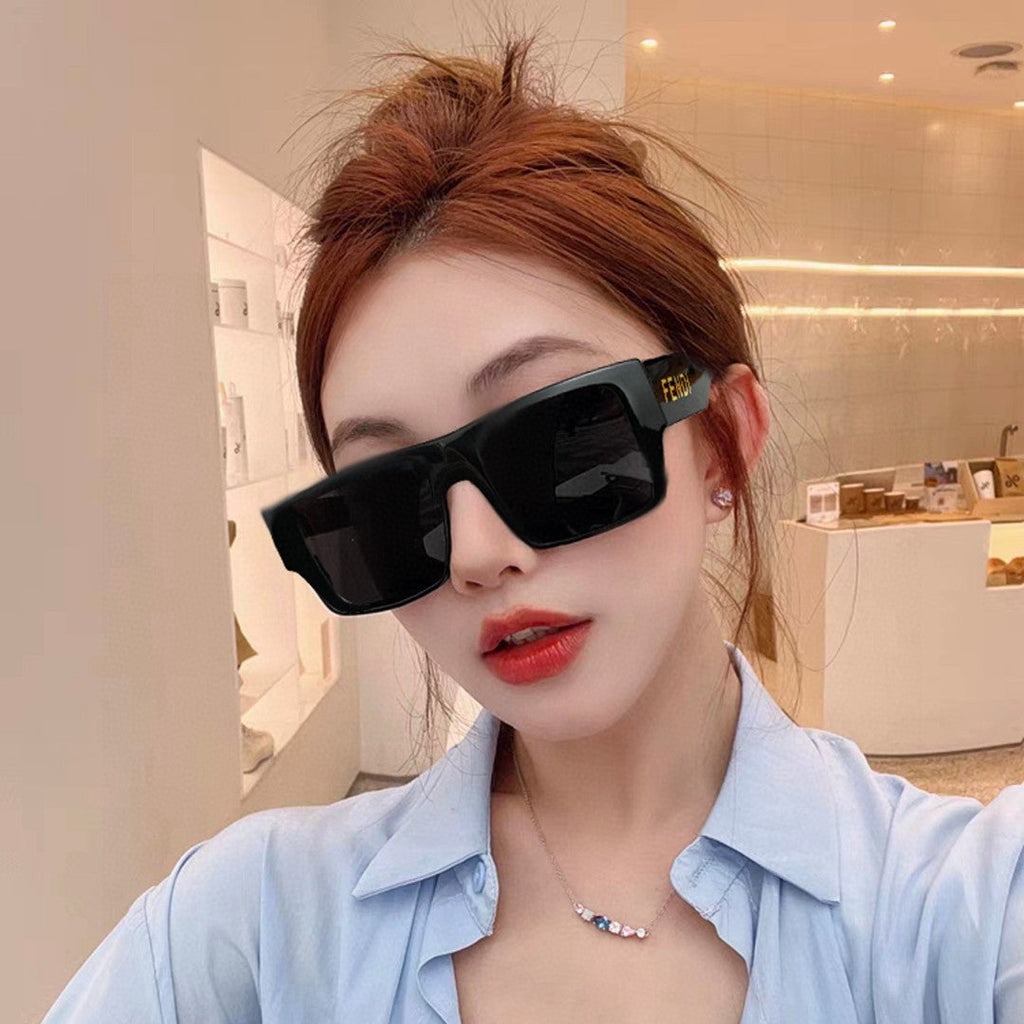 ROMA RECTANGULAR FRAME SUNGLASSES 69103 IN ACETATE