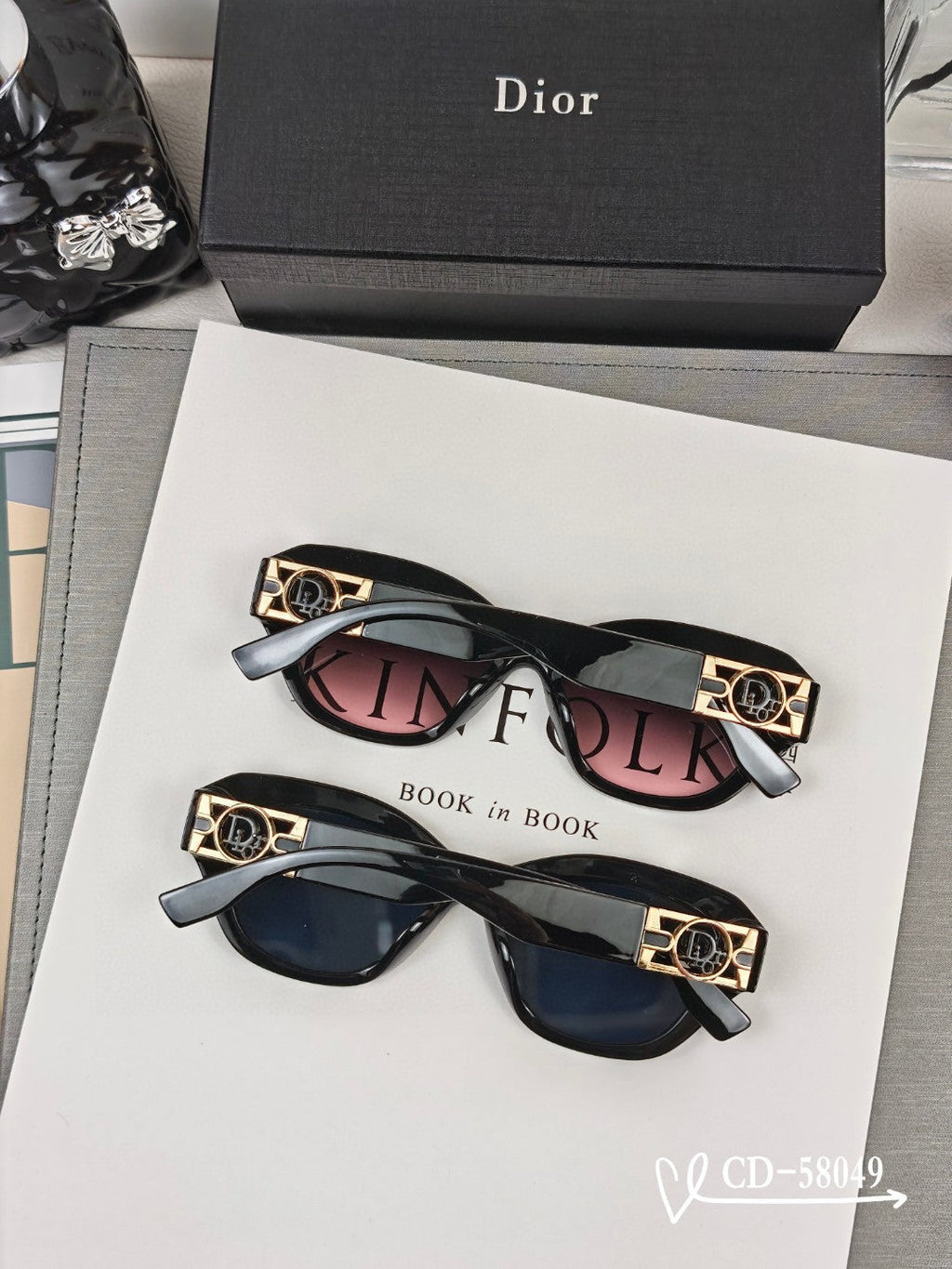 CAT EYE SUNGLASS 58049 IN ACETATE