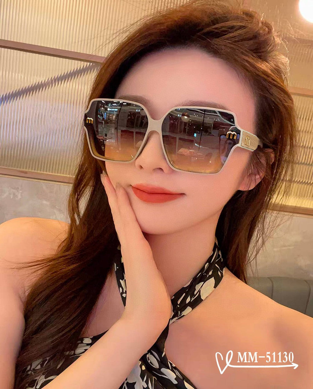 RUNWAY SQUARE SUNGLASSES 51130 IN ACETATE