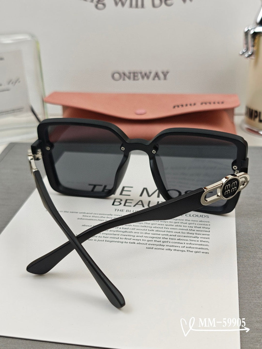 RUNWAY SQUARE SUNGLASSES 59905 IN ACETATE