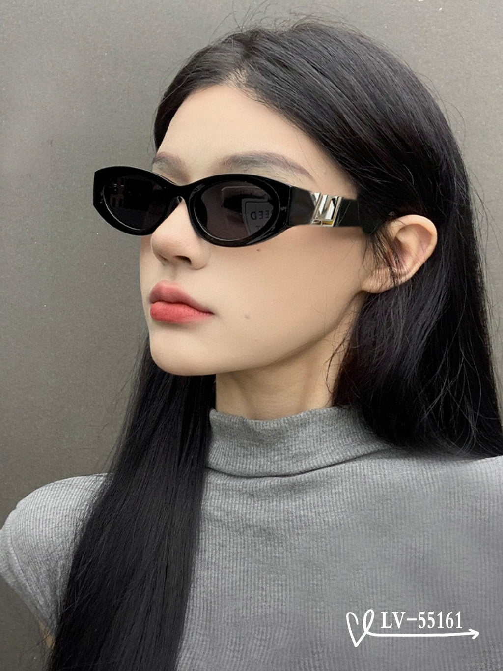 CAT EYE SUNGLASSES 55161 IN ACETATE