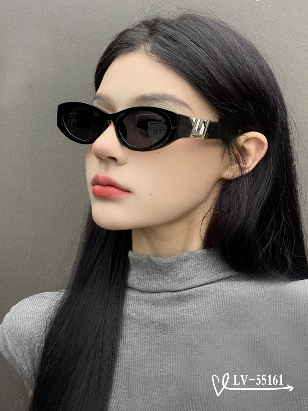 CAT EYE SUNGLASSES 55161 IN ACETATE