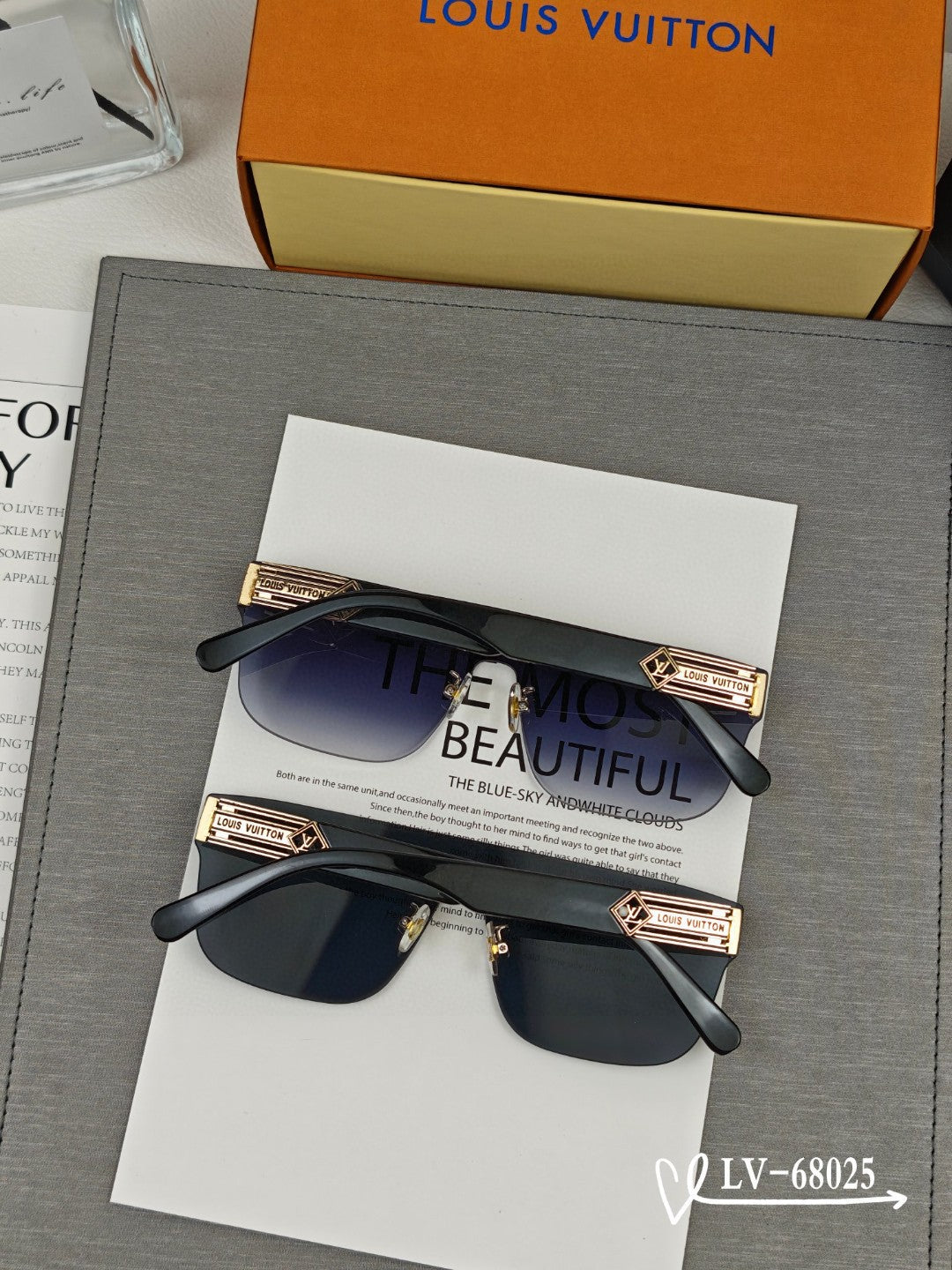 SUPERLIGHT SQUARE SUNGLASSES 68025 IN ACETATE