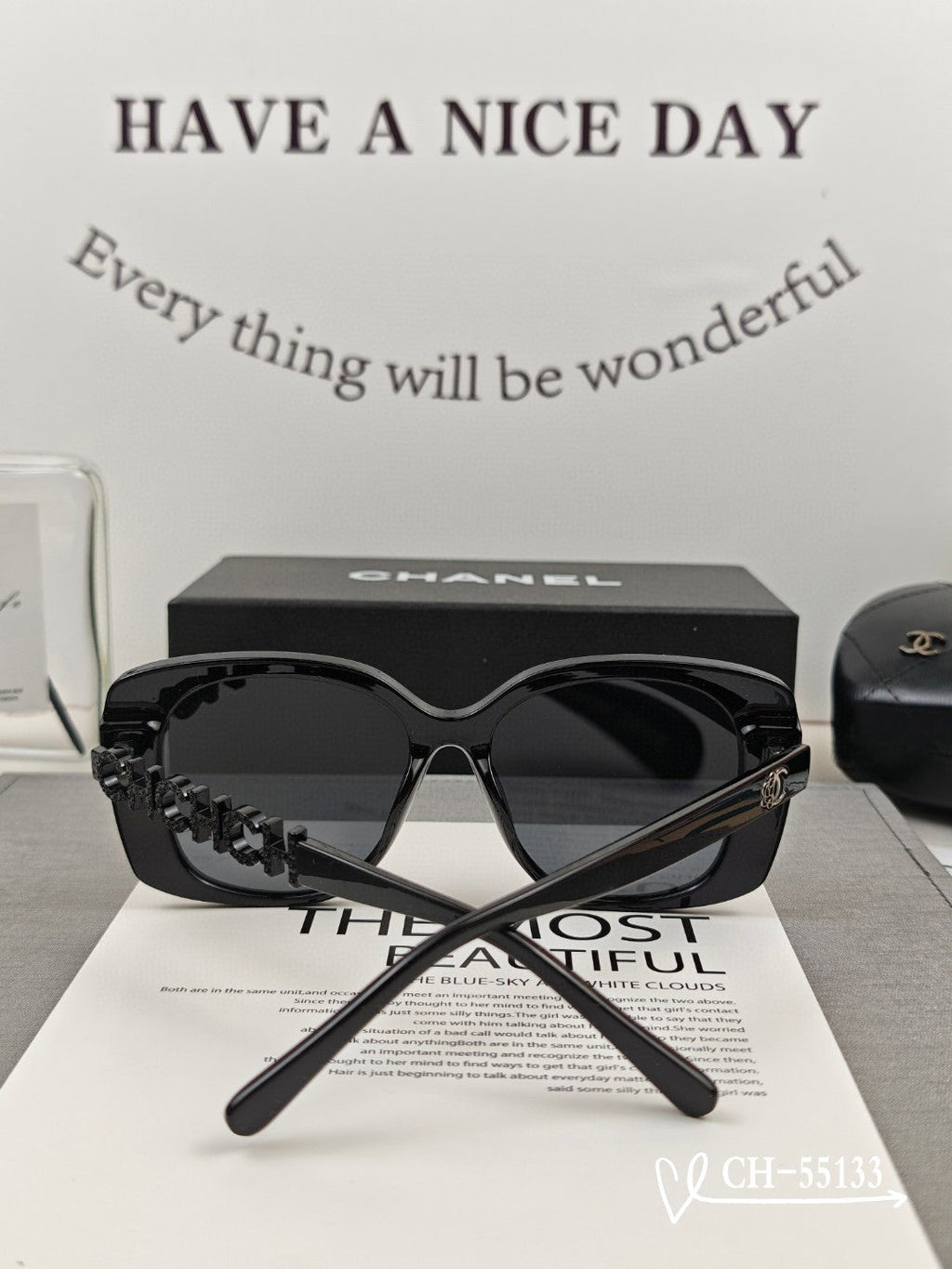 SQUARE SUNGLASSES 55133 IN ACETATE METAL FRAME