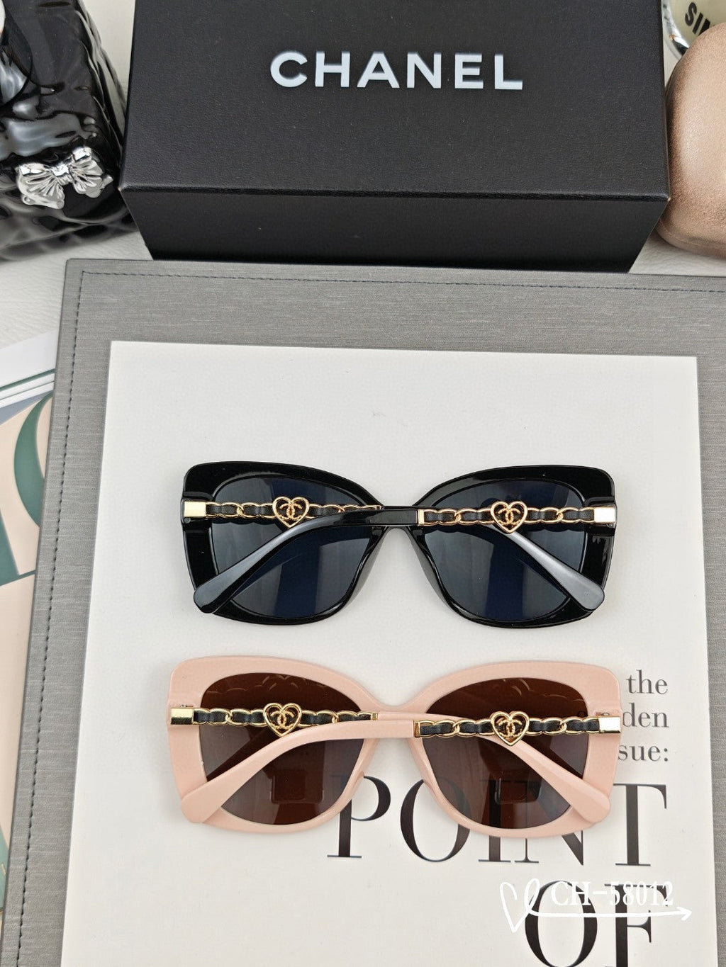 SQUARE SUNGLASSES 58012 IN ACETATE