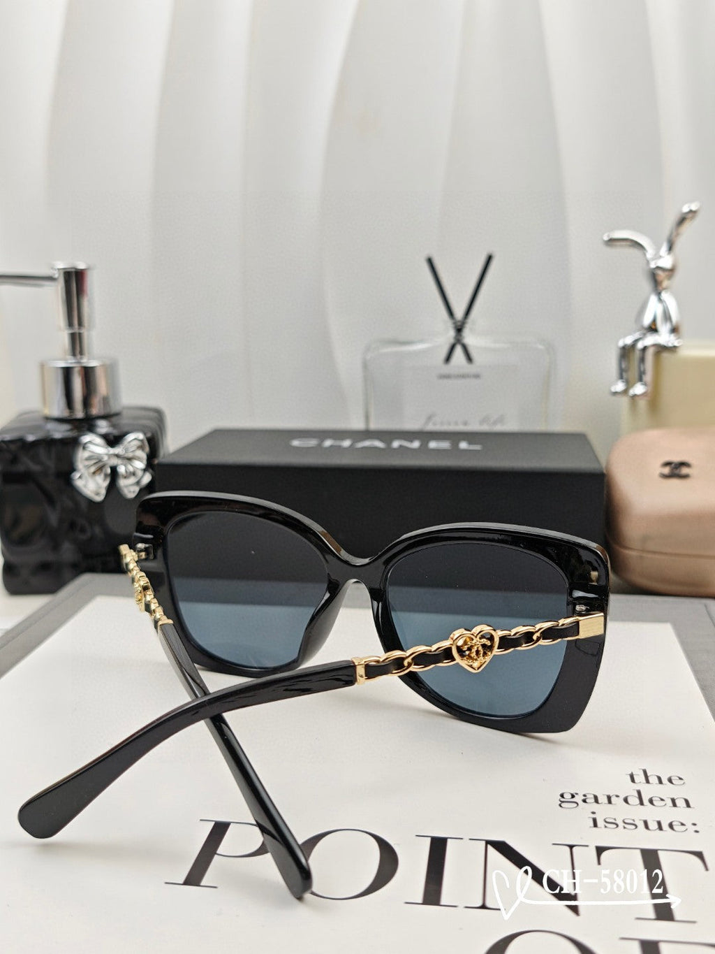 SQUARE SUNGLASSES 58012 IN ACETATE