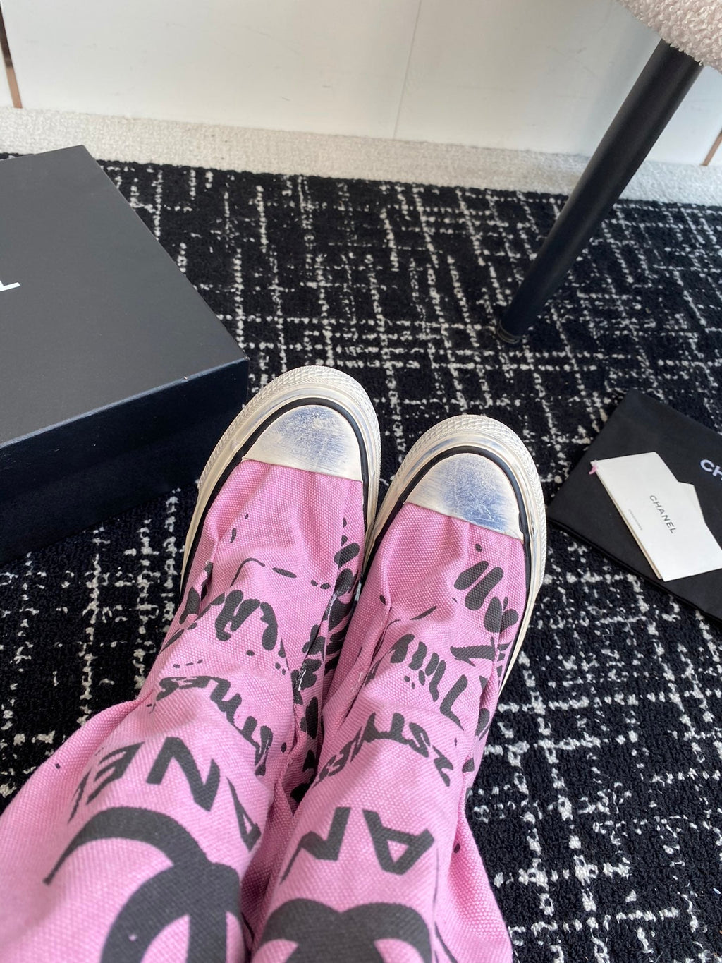 HIGH BOOTS IN HOT PINK CANVAS