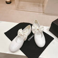 MARY JANE SHOES WHITE CALFSKIN