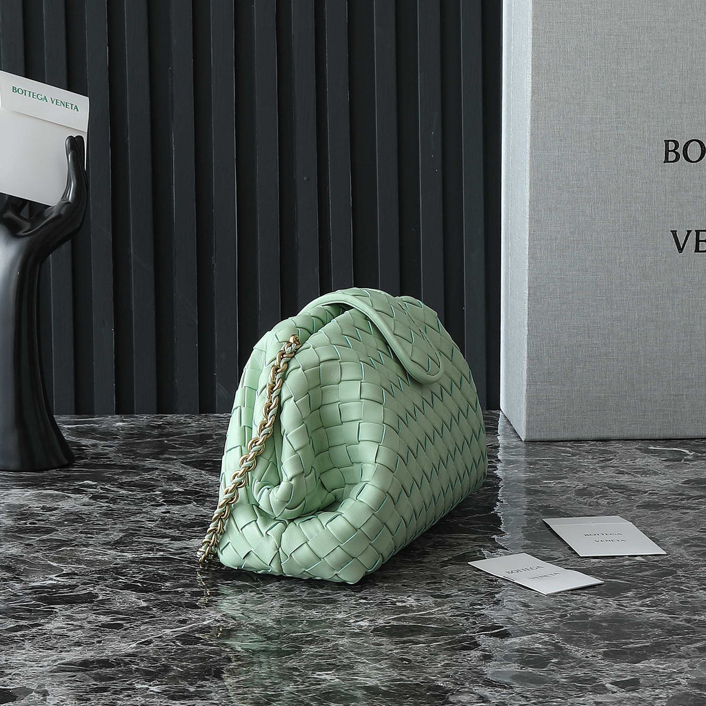 Teen Lauren 1980 With Chain 31.5 Light Green Leather Ghw