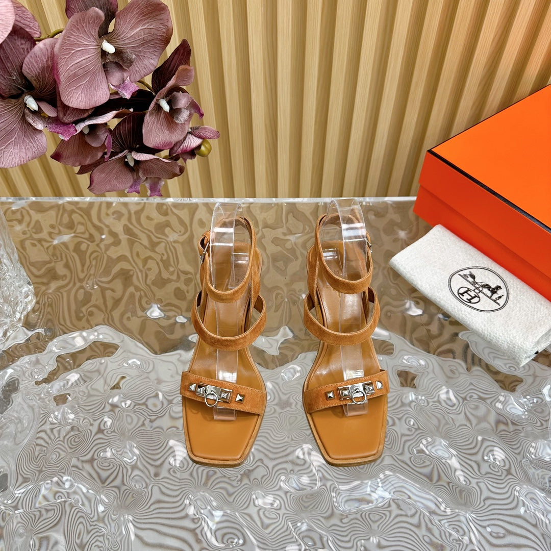 IVRESSE 65 SANDAL TAWNY SUEDE