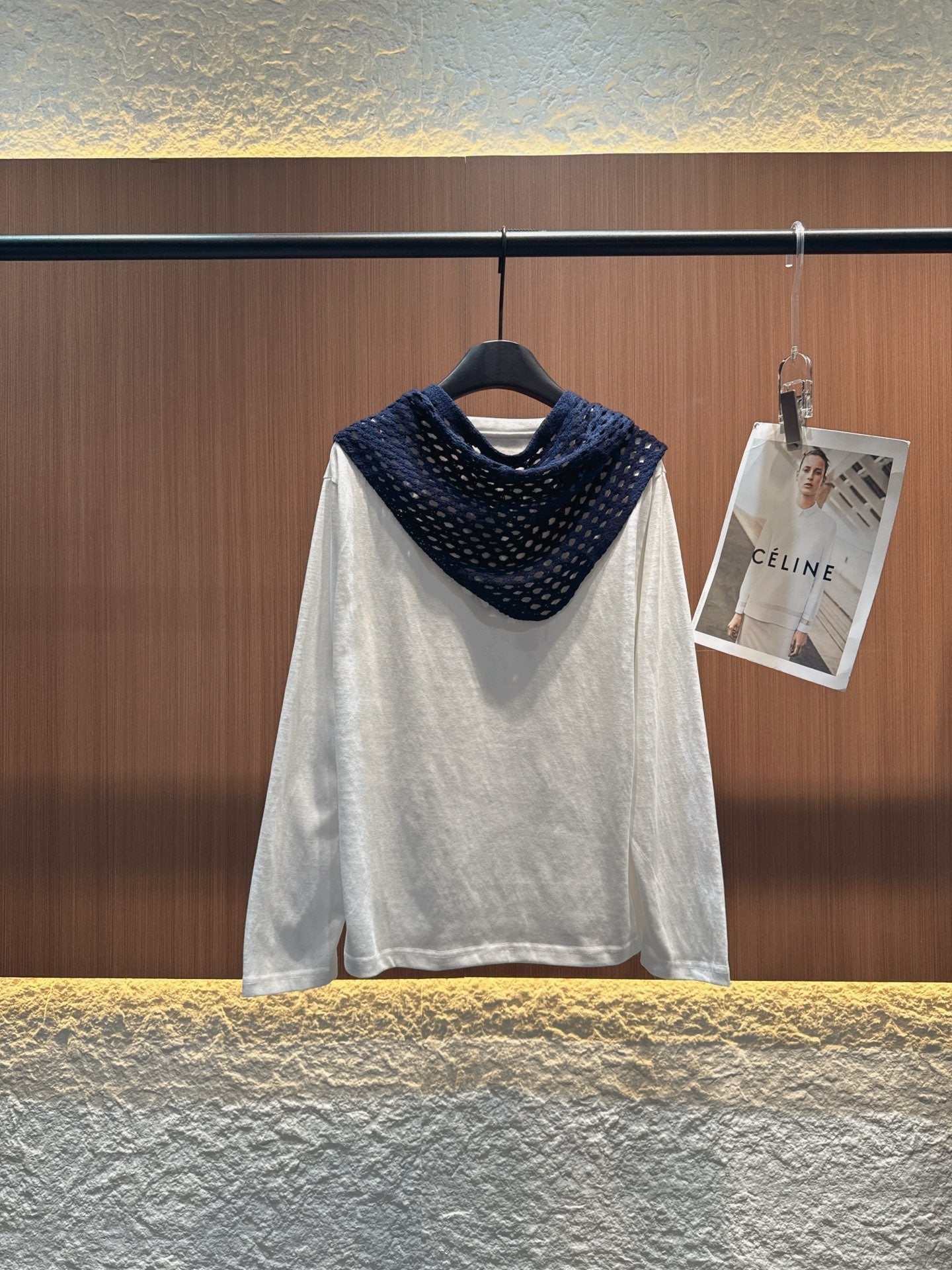 ALO T-SHIRT WITH SCARF STYLE 151