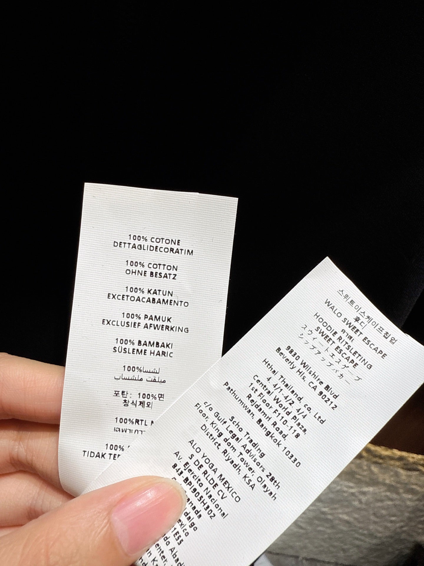 ALO HOODED T-SHIRT STYLE 30