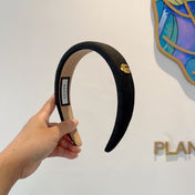 HEADBAND IN BLACK MONOGRAM CANVAS 406055