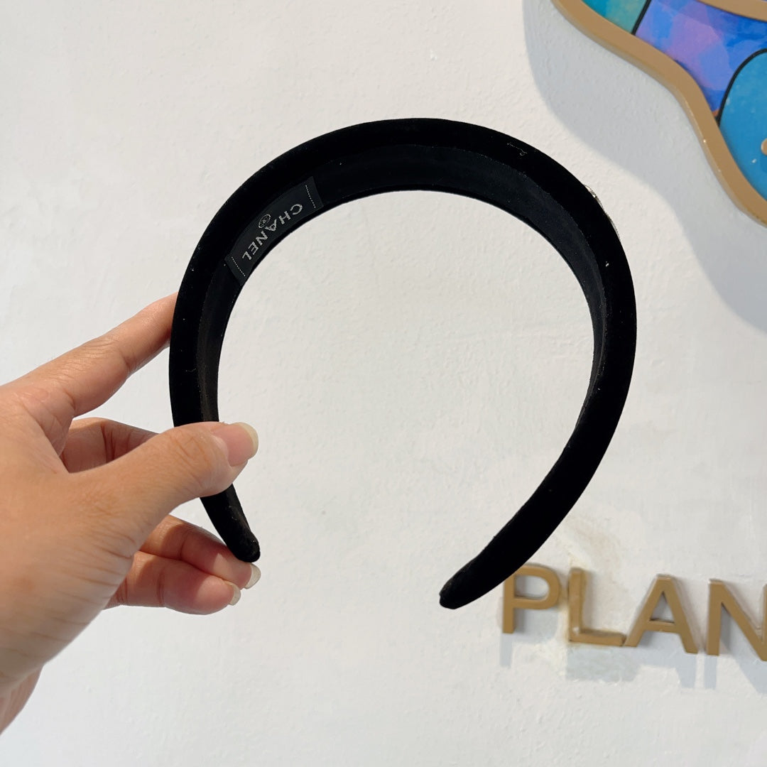 BLACK VELVET HAIRBAND 414440