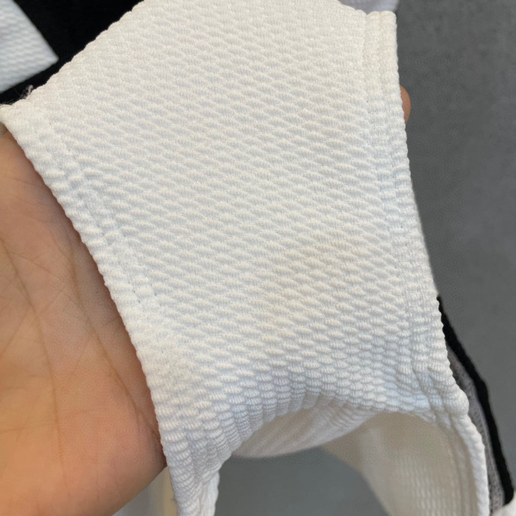 CC BIKINI SWIMSUIT SET IN BLACK AND WHITE 573553