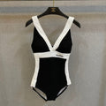 CC BIKINI SWIMSUIT SET IN BLACK AND WHITE 573554