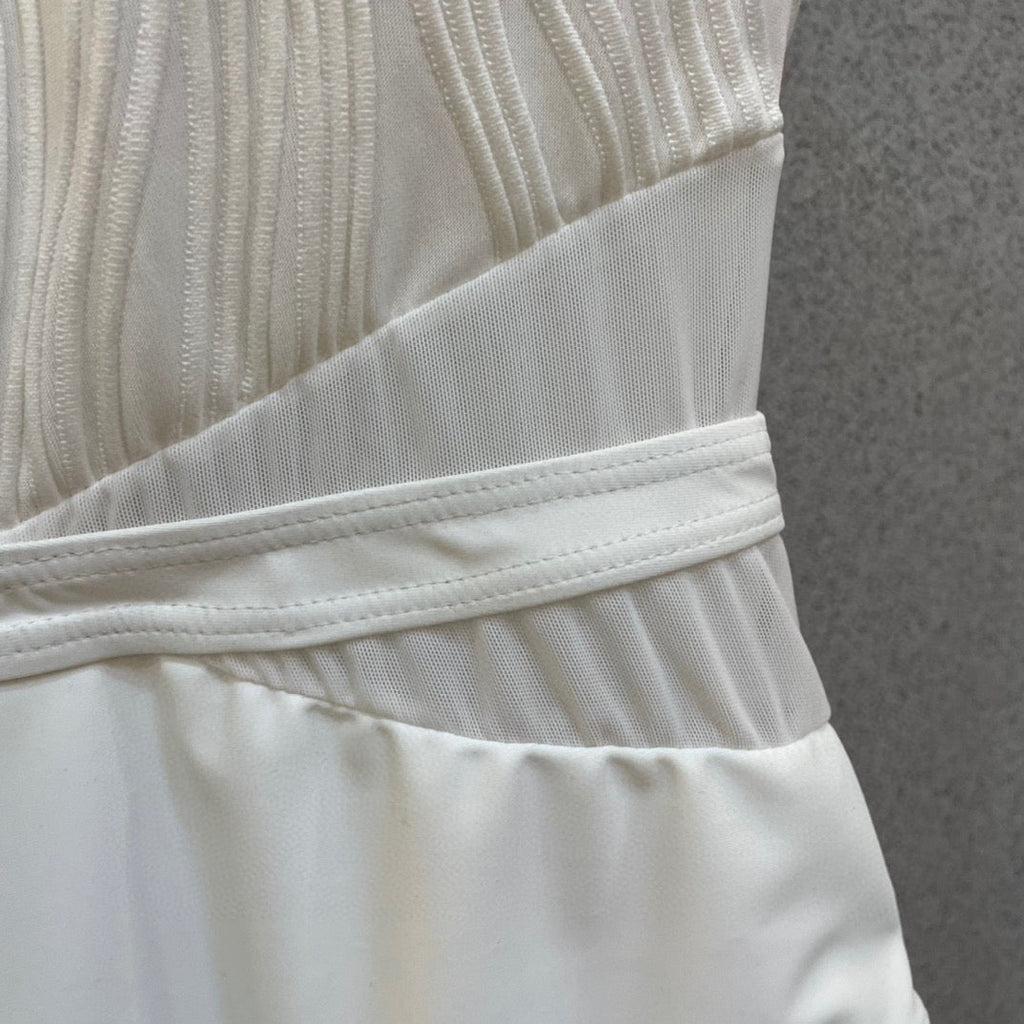 CC BIKINI SWIMSUIT SET IN WHITE 573555