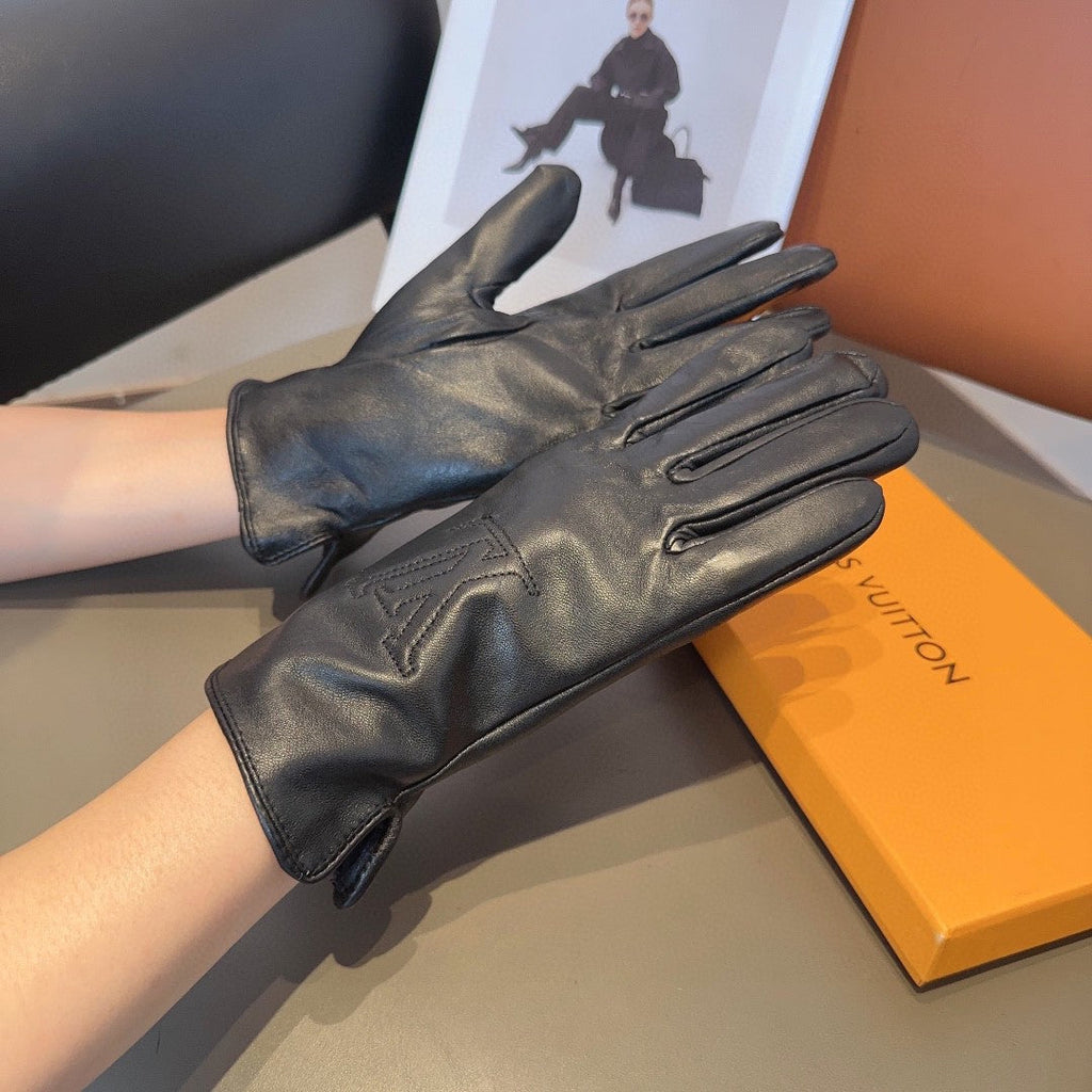 GLOVES IN BLACK LAMBSKIN 432714