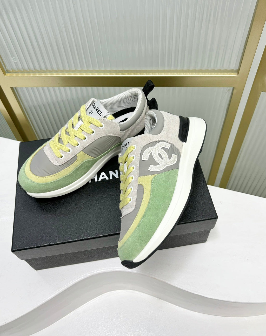 SNEAKER IN MULTICOLOR SUEDE