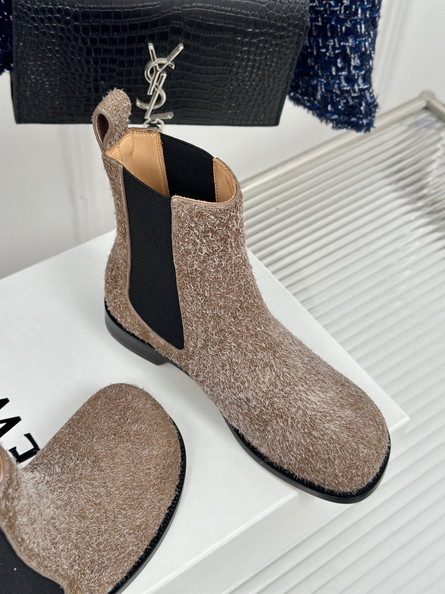 LW CAMPO CHELSEA BOOT BROWN BRUSHED SUEDE