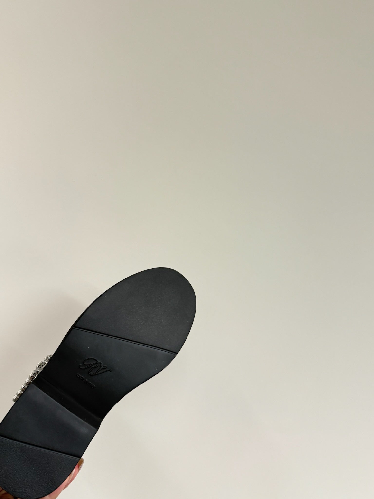 VIV' RANGERS CHELSEA ANKLE BOOTS IN BLACK CALFSKIN WITH SILVER CRYSTAL BUCKLE