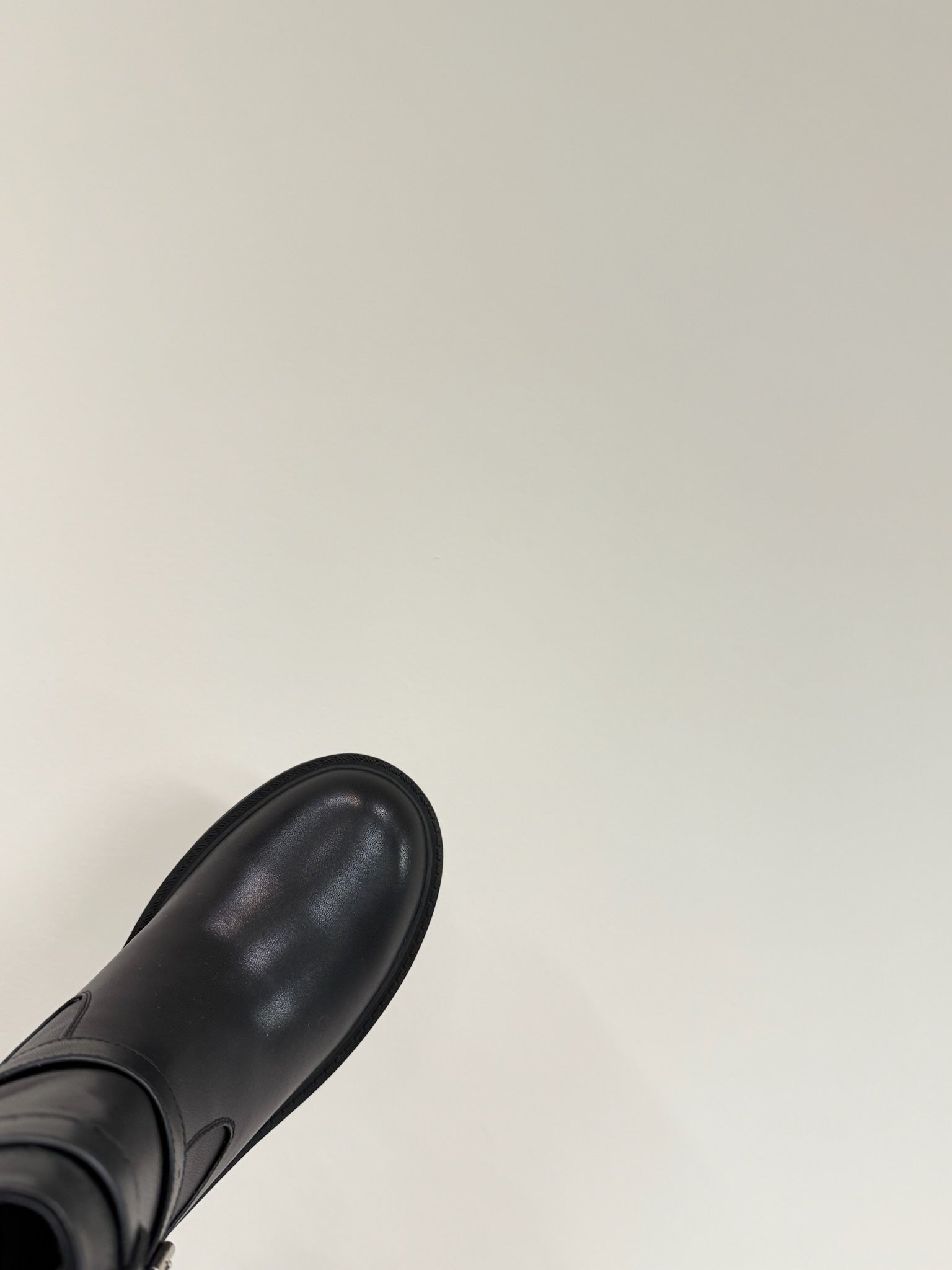 MAJOR ANKLE BOOT BLACK CALFSKIN WITH SHEARLING WOOL LINING