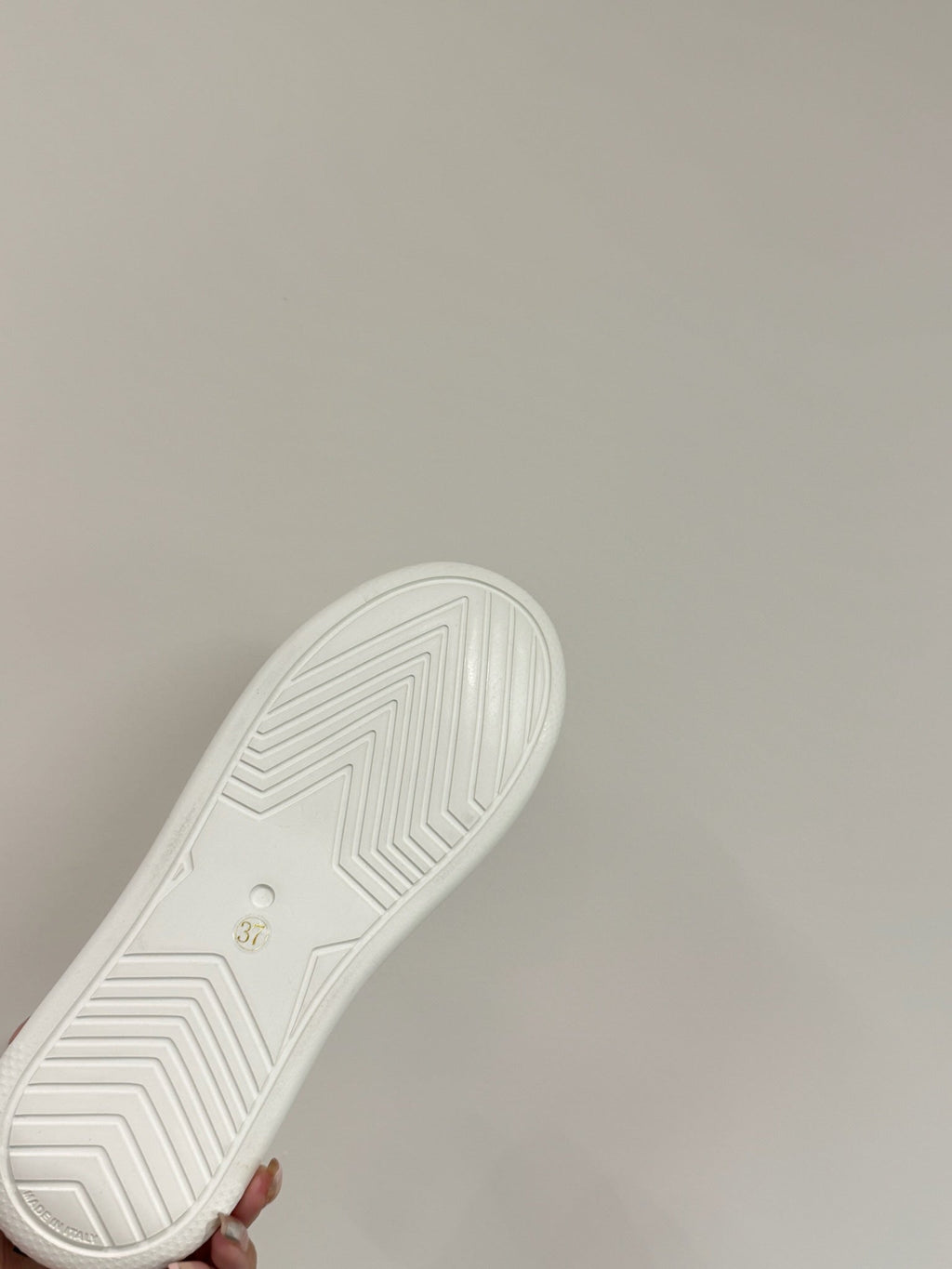 YELLOW STAR SNEAKER WHITE CALFSKIN AND SUEDE CALFSKIN WITH SHEARLING LINING