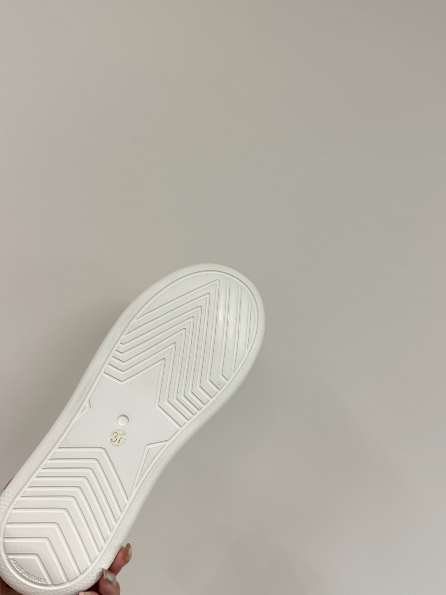 YELLOW STAR SNEAKER WHITE CALFSKIN AND SUEDE CALFSKIN WITH SHEARLING LINING